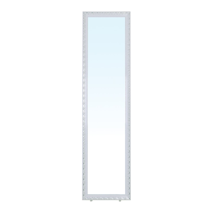 MIRROR Καθρέπτης Δαπέδου Τοίχου Ξύλινος Antique White