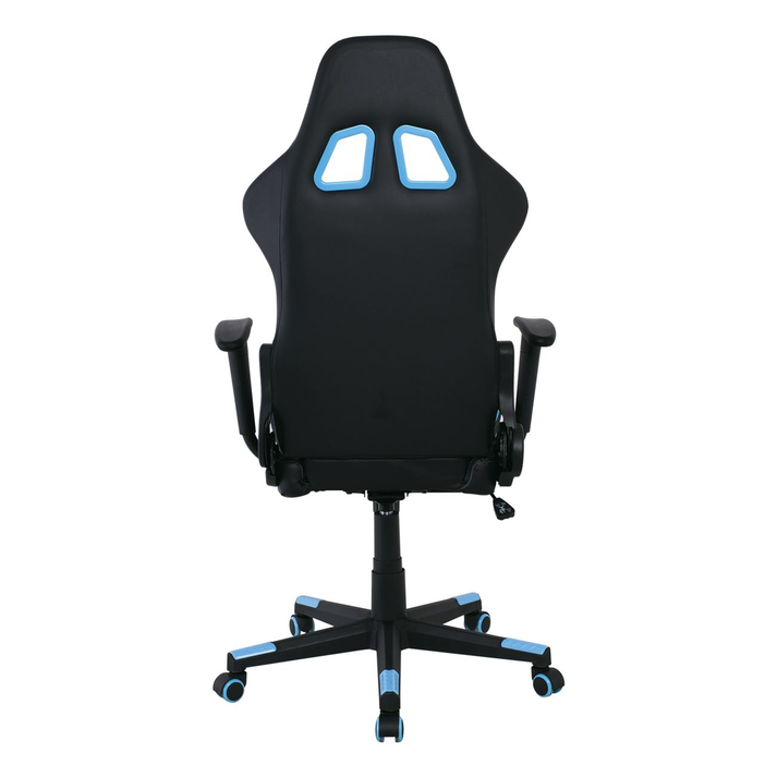 BF9150 Gaming Πολυθρόνα Γραφείου, Ανάκλιση Πλάτης έως 90°, Pu Μαύρο - Μπλε
