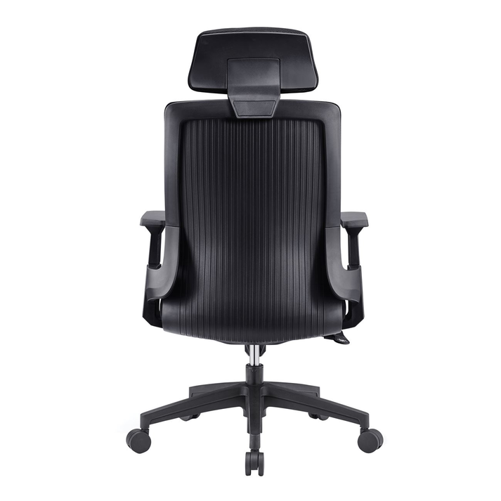 BF8900 Πολυθρόνα Γραφείου Διευθυντή, Mesh Μαύρο, Ύφασμα Μαύρο