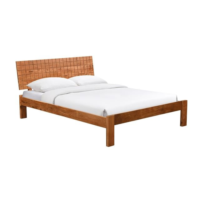 CAPITAL BED , FOR MATRESS 90/150 /160 x200cm, ACACIA Natural