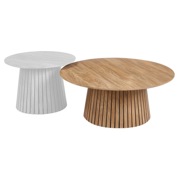 RIM-II Τραπεζάκι Σαλονιού-Καθιστικού, ΜDF Απόχρωση Φυσικό