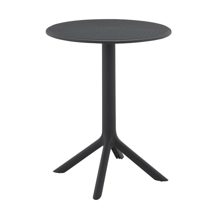 MODA-H Τραπέζι Κήπου - Βεράντας, PP - UV Protection, Απόχρωση Ανθρακί