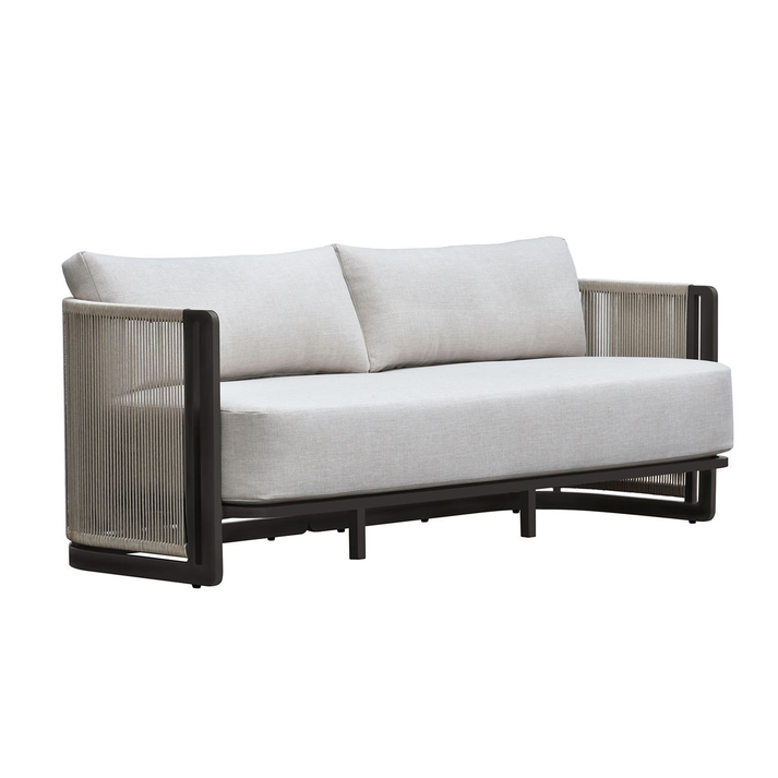 BOSTON Living Set Σαλόνι Καθιστικό Κήπου - Βεράντας Alu Ανθρακί - Μπεζ