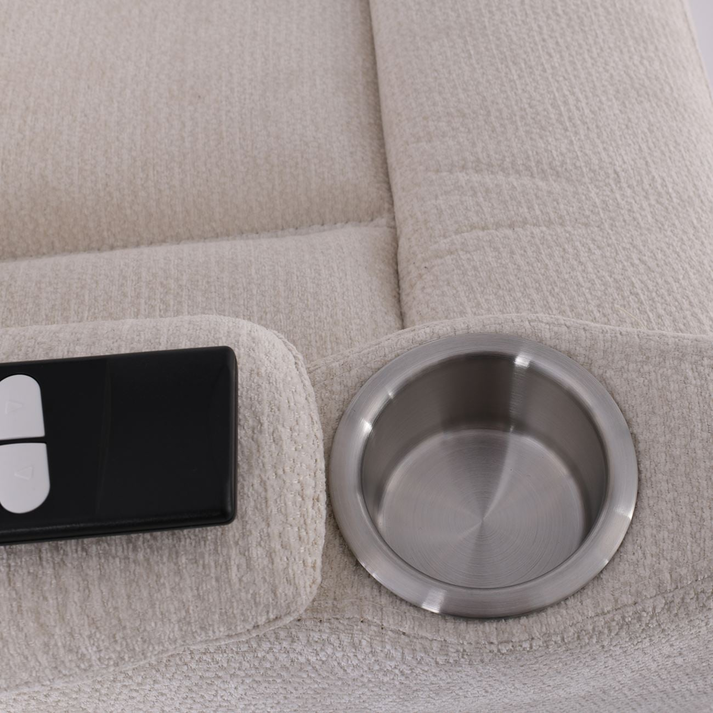 NANCY Lift-Relax Πολυθρόνα Σαλονιού - Καθιστικού, Ύφασμα Σκ.Γκρι (ηλεκτρική ανάκληση)