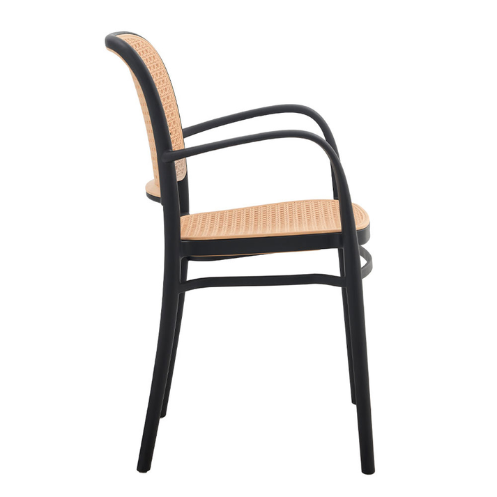 VIENNA ΚΑΡΕΚΛΑ ΜΑΥΡΟ ΦΥΣΙΚΟ 55x53x85.5