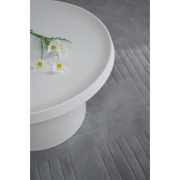 AMAR COFFEE TABLE SET 2ΤΕΜ ΛΕΥΚΟ 70x70x40