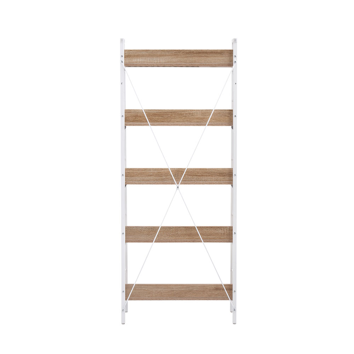 ONE STEP UP ΒΙΒΛΙΟΘΗΚΗ 5ΡΑΦΙΑ SONOMA ΛΕΥΚΟ 60x35x149