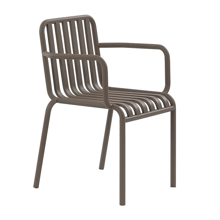 MODIAL Πολυθρόνα Μέταλλο Βαφή Cappuccino