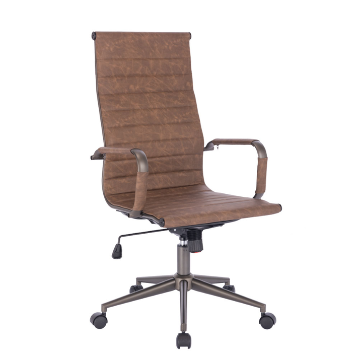 AVANT ΚΑΡΕΚΛΑ ΓΡΑΦΕΙΟΥ COFFEE GUNMETAL 55.5x63x118