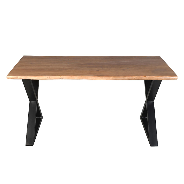 MINGLE ΤΡΑΠΕΖΙ ΚΑΡΥΔΙ ΜΑΥΡΟ 160x80x76