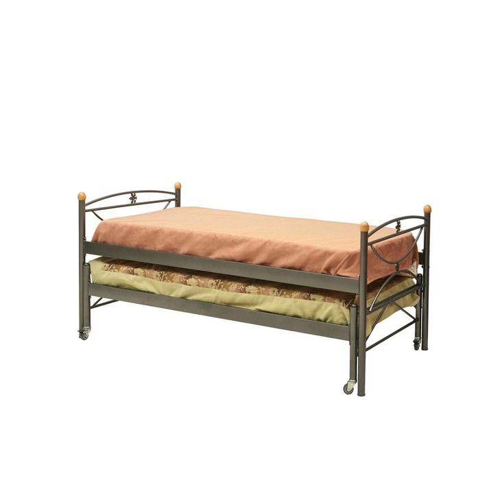 ΔΥΟ ΜΟΝΑ ΚΡΕΒΑΤΙΑ ΜΕ ΣΥΡΟΜΕΝΟ ΚΡΕΒΑΤΙ 90χ190 MODEL 517 