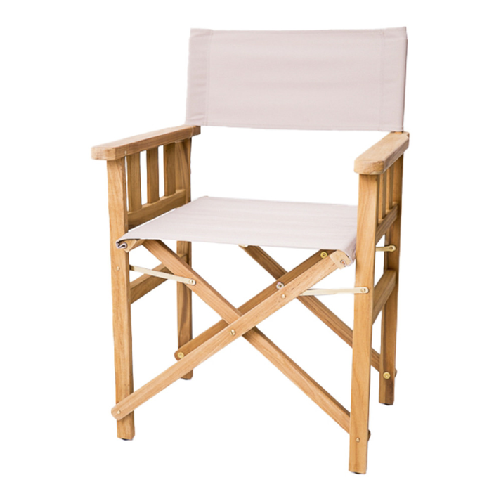 ROMA ΠΟΛΥΘΡΟΝΑ ΣΚΗΝ/ΤΗ TAUPE ΠΑΝΙ ΞΥΛΟ TEAK  60X50Χ84cm