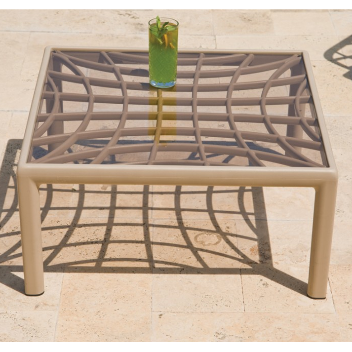 Garda side table CAPPUCCINO 67.5x67.5x32