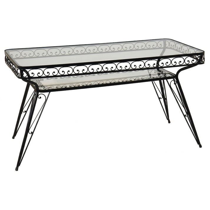 Γαλβανισμένο Παραλ/μο Τραπέζι Μασίφ 120 x 70 x H73cm
