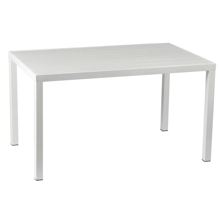 Παραλ/μο Τραπέζι Αλουμινίου Με Λευκό Pollywood 175 x 94 x 72cm