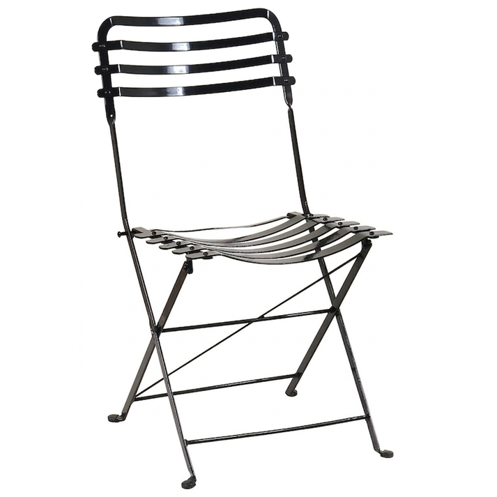 Γαλβανισμένη Πτυσσόμενη Μεταλλική Καρέκλα Ζαππείου Με Ηλεκτροσυγκόλληση 43 x 57 x 83(h)cm