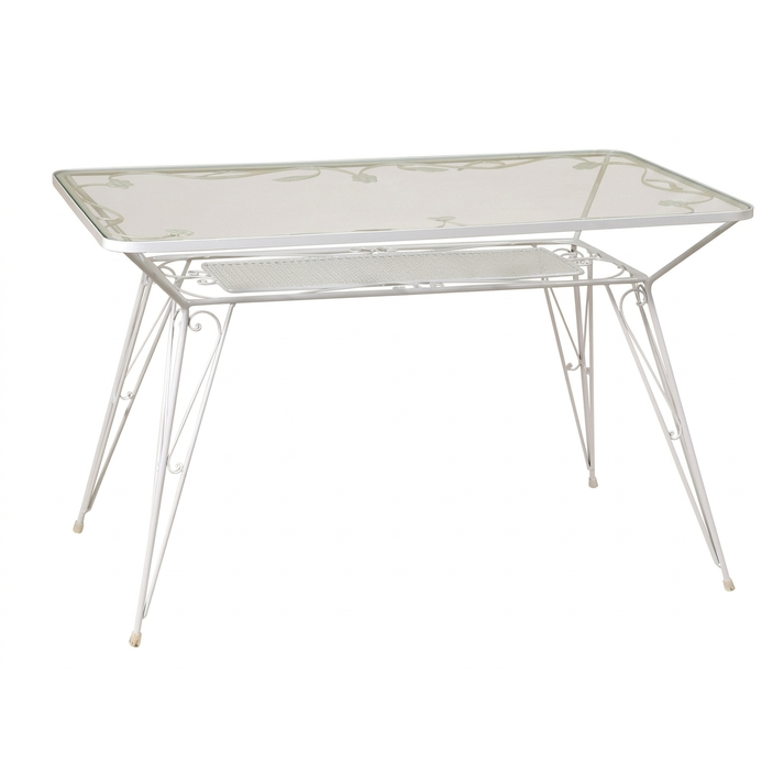 Γαλβανισμένο Παραλ/μο Τραπέζι Μασίφ 120 x 70 x 73cm