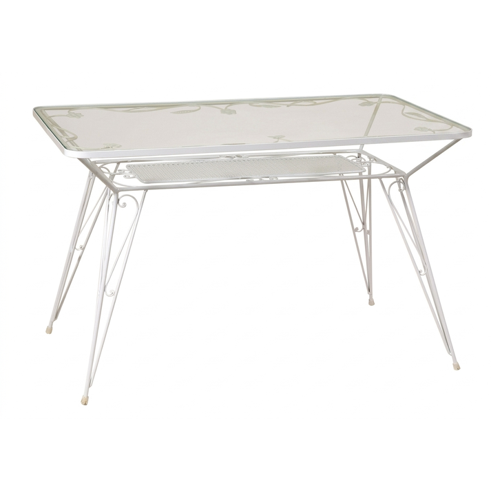 Γαλβανισμένο Παραλ/μο Τραπέζι Μασίφ 140 x 70 x 73cm