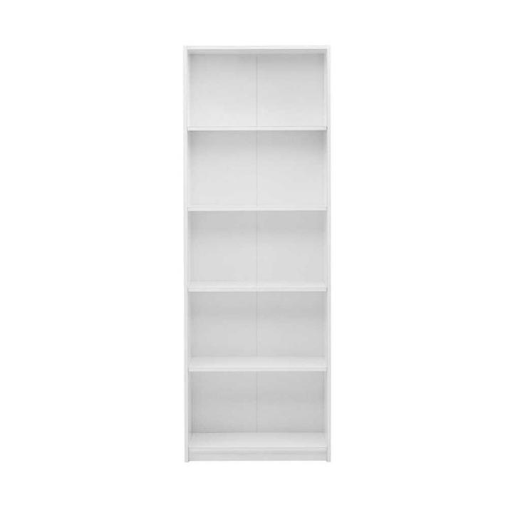 Βιβλιοθήκη Max χρώμα λευκό 58x23x170εκ.