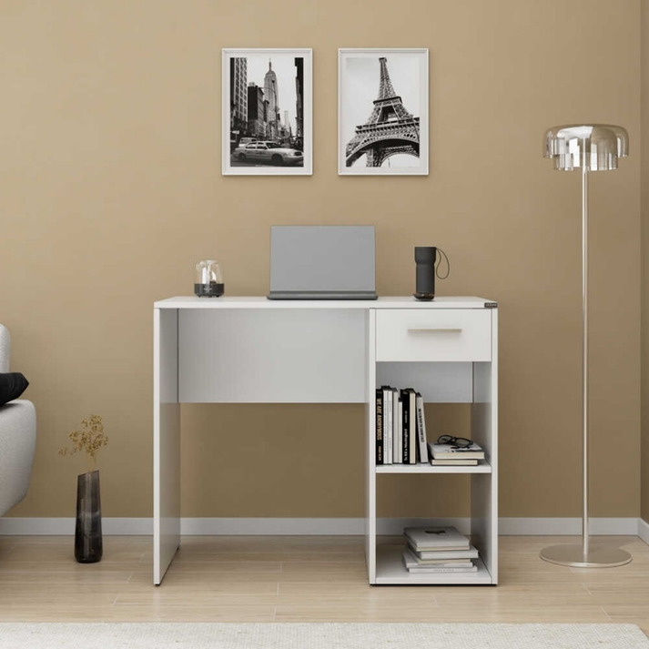 Γραφείο εργασίας Concept Pc χρώμα λευκό 90x52x75εκ.