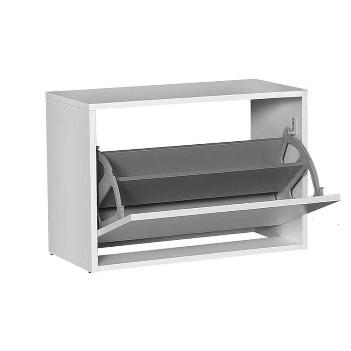 Παπουτσοθήκη Step 6 ζευγών χρώμα λευκό 60x30x42εκ.