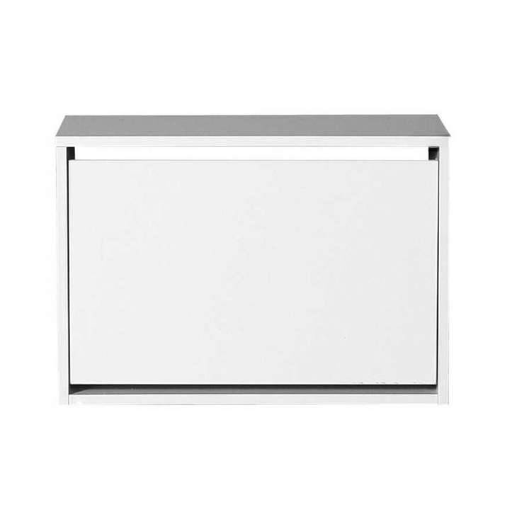 Παπουτσοθήκη Step 6 ζευγών χρώμα λευκό 60x30x42εκ.