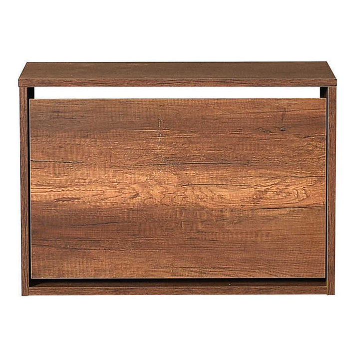 Παπουτσοθήκη 6 ζεύγων Step χρώμα καρυδί 60x30x42εκ.