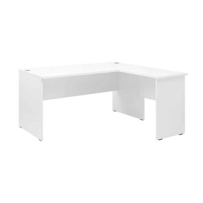 Γραφείο διευθυντικό Rio γωνιακό αναστρέψιμο χρώμα λευκό 160x144x75εκ.