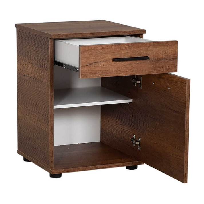 Συρταριέρα γραφείου Trendline χρώμα καρυδί 40x39x57εκ.