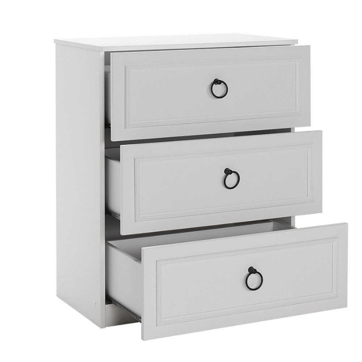 Συρταριέρα Hampton χρώμα λευκό 72x44x93εκ.