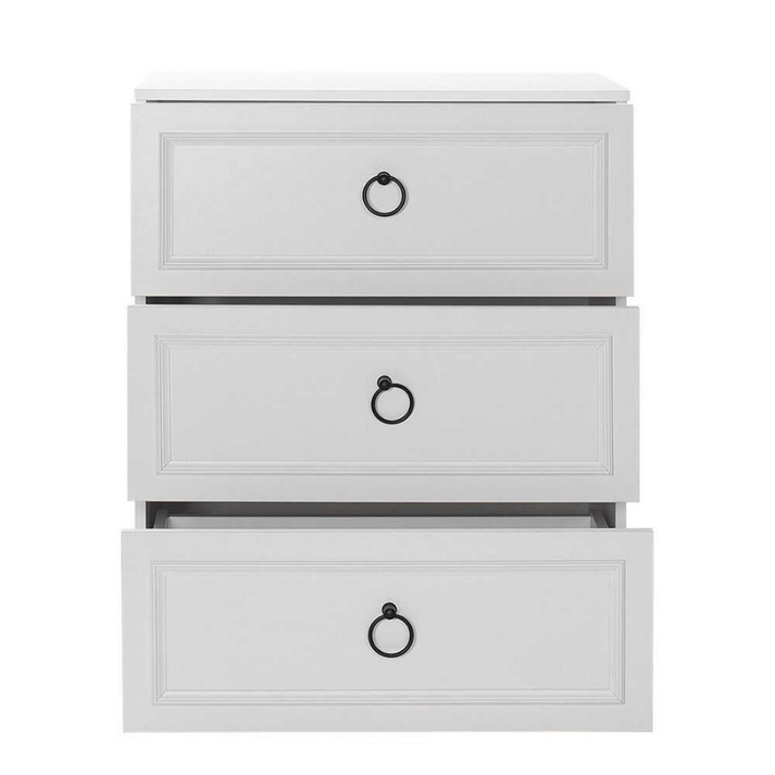 Συρταριέρα Hampton χρώμα λευκό 72x44x93εκ.