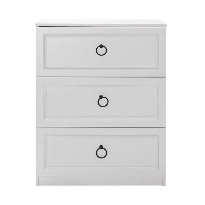 Συρταριέρα Hampton χρώμα λευκό 72x44x93εκ.