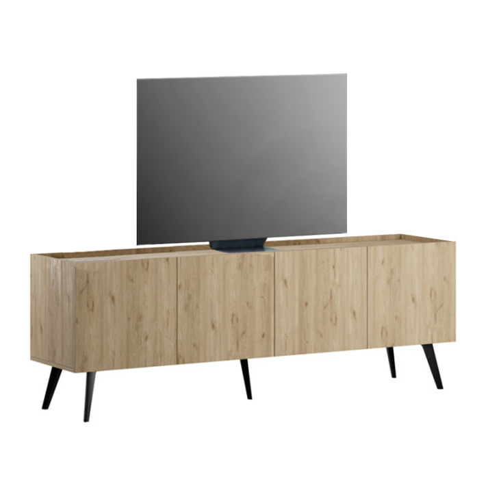 Έπιπλο τηλεόρασης Luna χρώμα florida oak 180x41x62εκ.