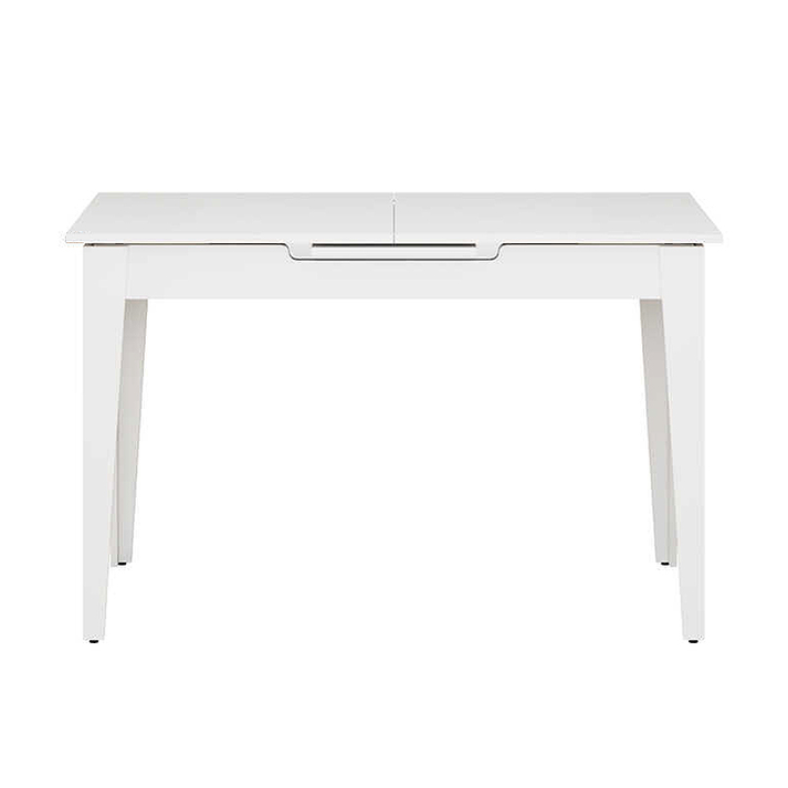 Τραπέζι Trendline επεκτεινόμενο χρώμα λευκό 120/150x70x75εκ.