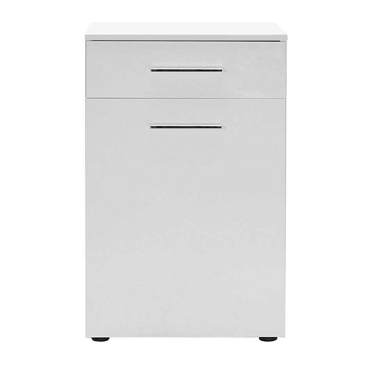 Ντουλάπι - Καλάθι απλύτων Diamond χρώμα λευκό gloss 52x38x83εκ.