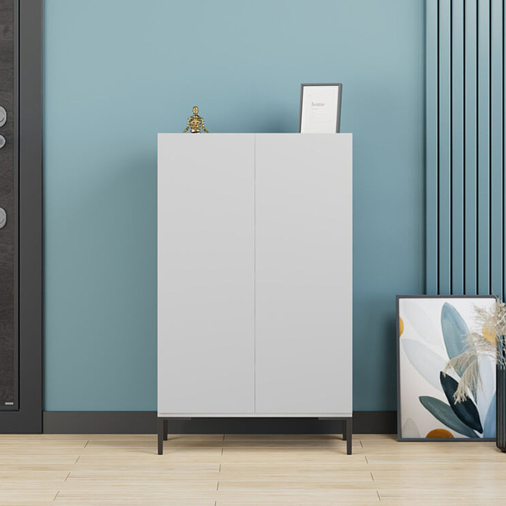 Παπουτσοθήκη - Ντουλάπι Pool χρώμα λευκό 72x34x119εκ.