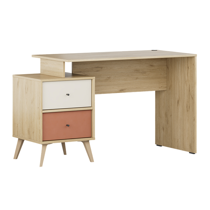 Γραφείο εργασίας Terra χρώμα florida oak 129x55x75εκ.