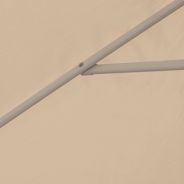 Ομπρέλα κήπου Capri αλουμινίου χρώμα εκρού Ø3m.
