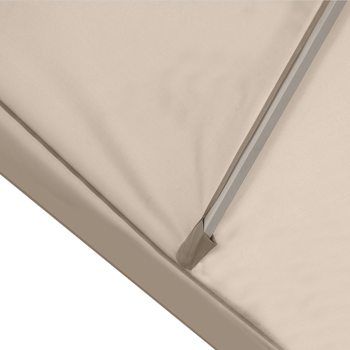 Ομπρέλα κήπου Dylan αλουμινίου χρώμα εκρού 3x3m.