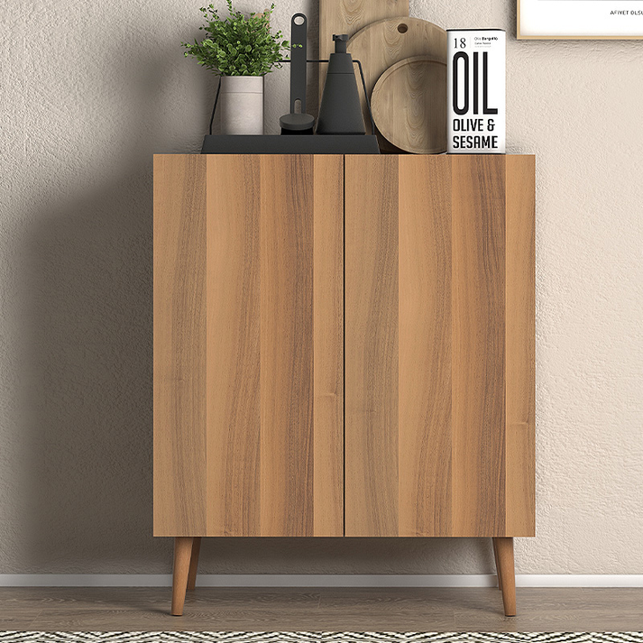 Παπουτσοθήκη Luce 12 ζευγών χρώμα καρυδί 70x35x85εκ.