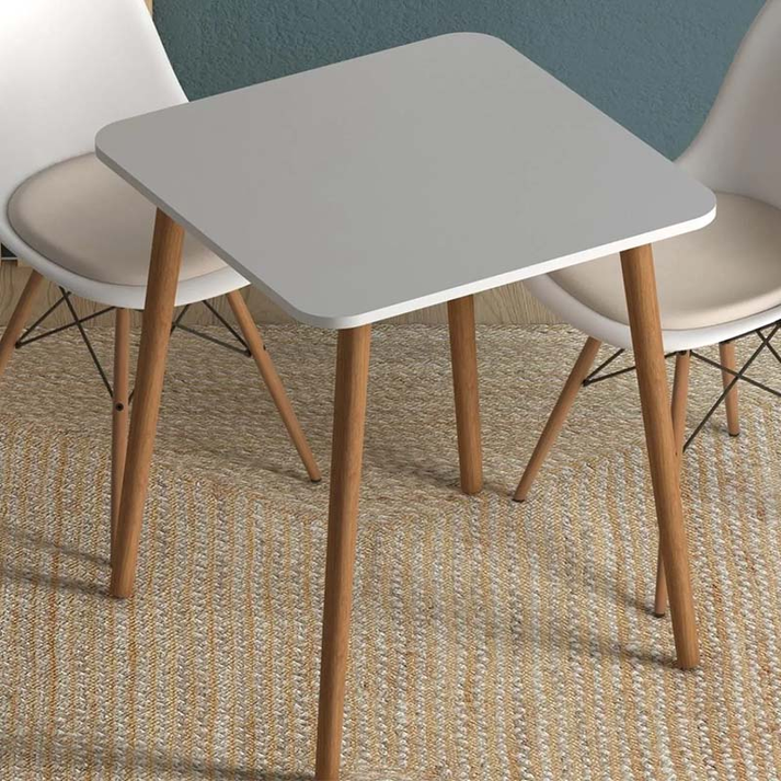 Τραπέζι Kare χρώμα λευκό 70x70x72εκ.