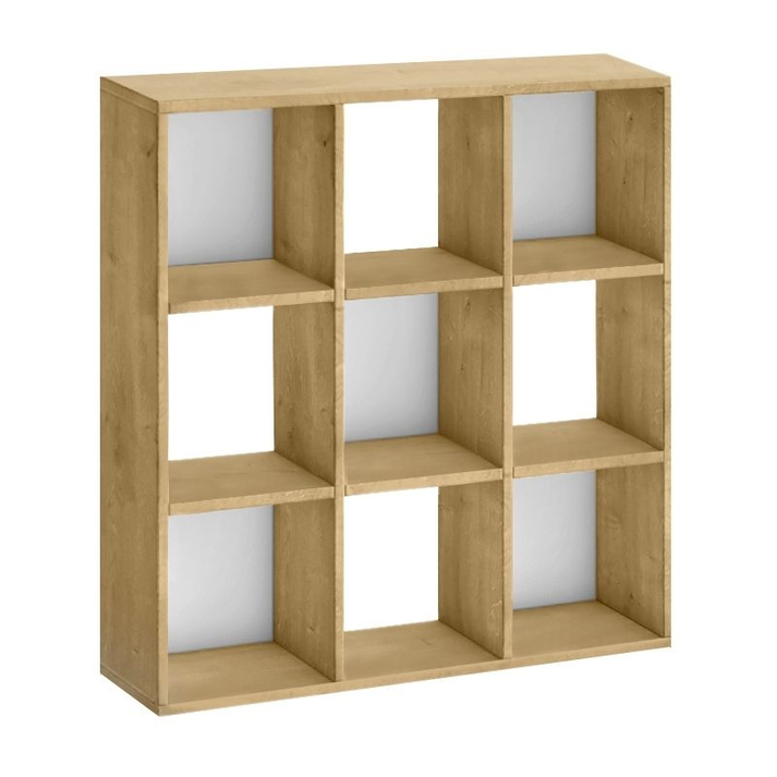 Βιβλιοθήκη Cube χρώμα sapphire oak 90x30x90εκ.