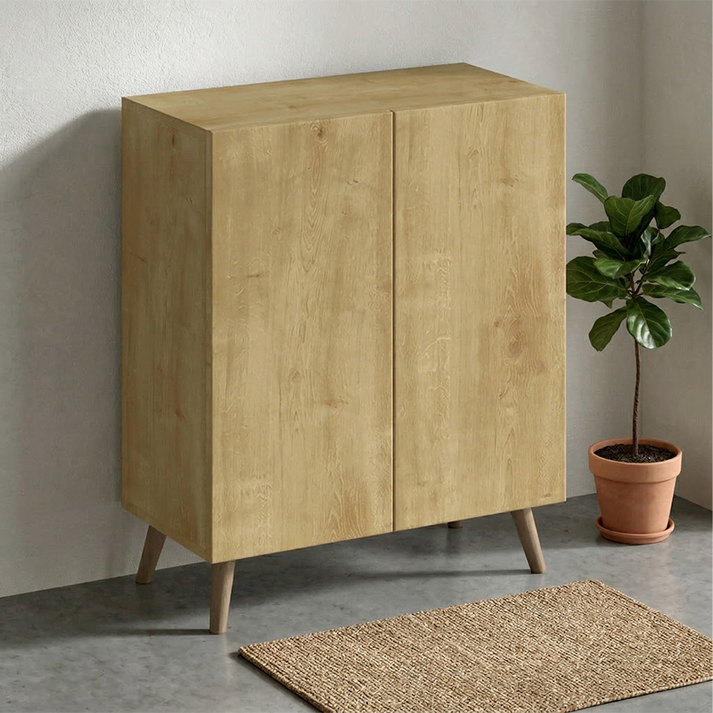 Παπουτσοθήκη Luce χρώμα sapphire oak 70x35x85εκ.