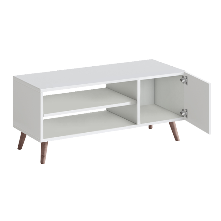 Έπιπλο τηλεόρασης Parma χρώμα λευκό 90x30x40εκ.