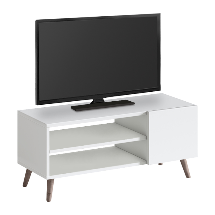 Έπιπλο τηλεόρασης Parma χρώμα λευκό 90x30x40εκ.