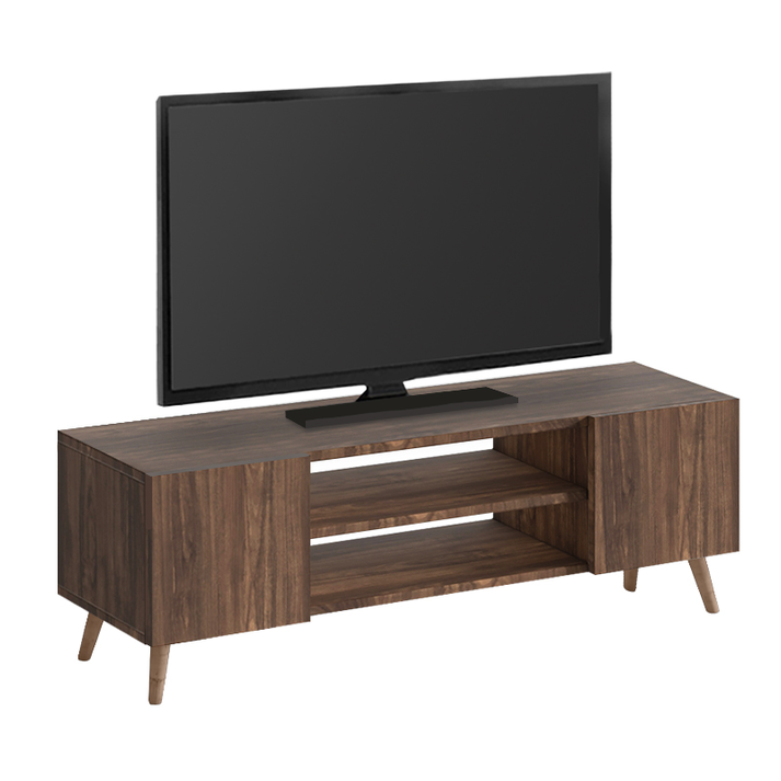 Έπιπλο τηλεόρασης Etna χρώμα καρυδί 120x30x45εκ.