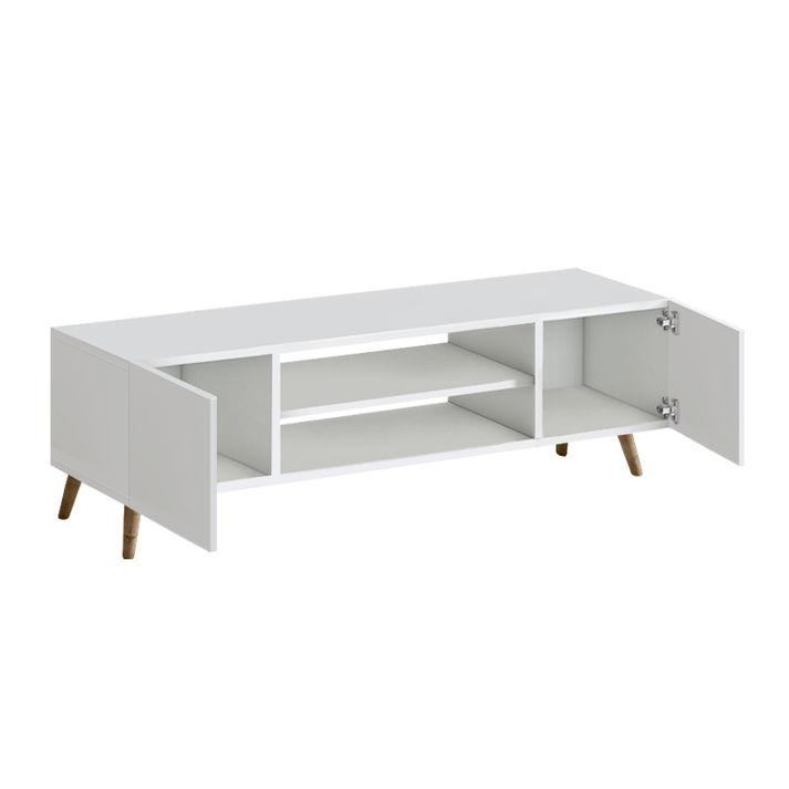 Έπιπλο τηλεόρασης Etna χρώμα λευκό 150x30x45εκ.