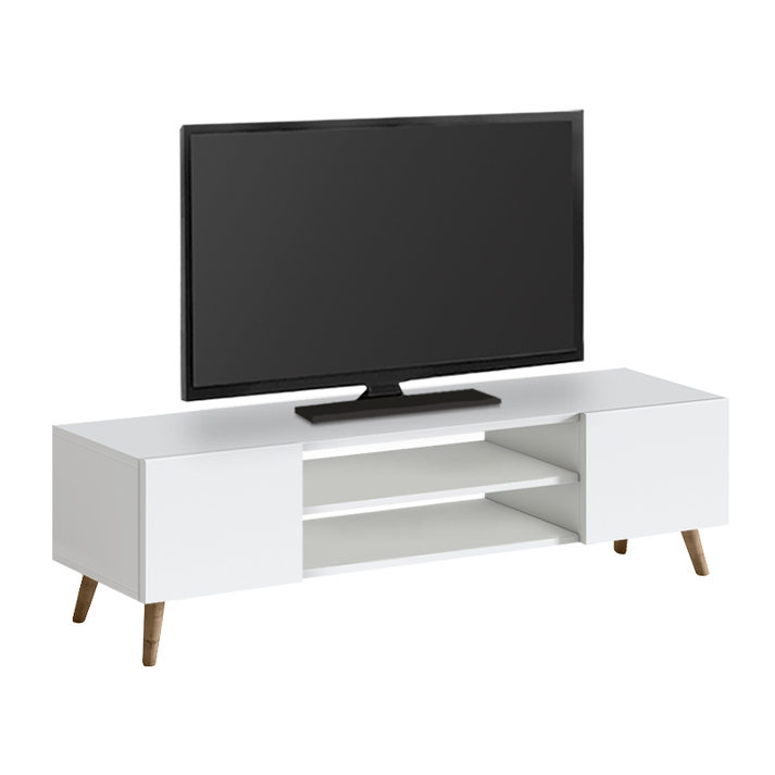 Έπιπλο τηλεόρασης Etna χρώμα λευκό 150x30x45εκ.