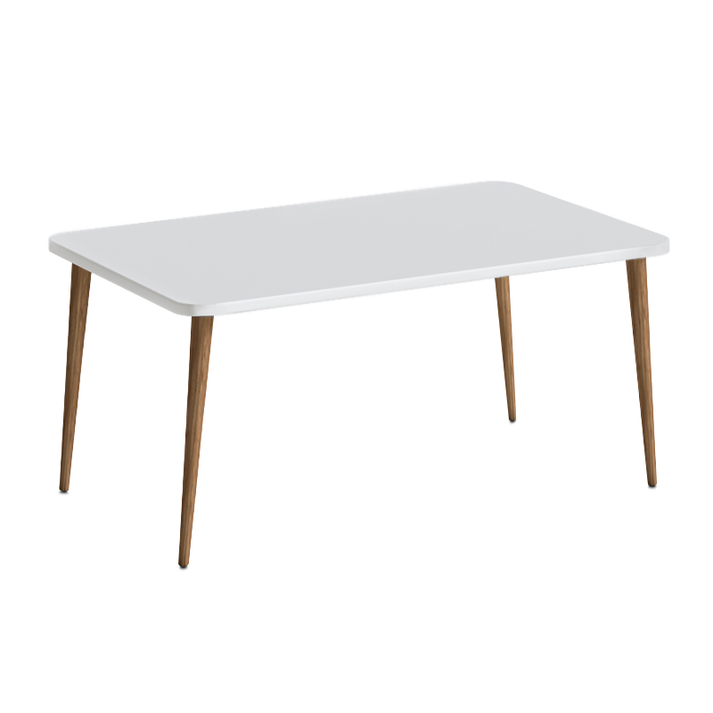 Τραπεζάκι σαλονιού Plane χρώμα λευκό 90x55x41εκ.