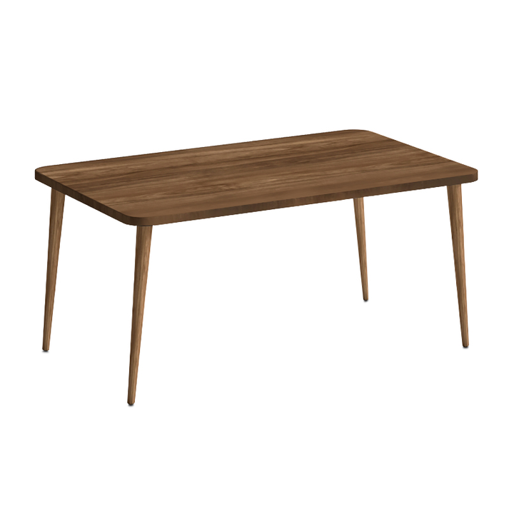 Τραπεζάκι σαλονιού Plane χρώμα καρυδί 90x55x41εκ.